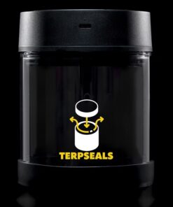 TerpSeals Glass Jar 600ml borosilikat glas beholder med digitalt vacuum låg