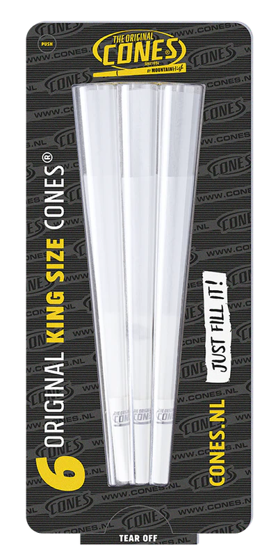 Original Pre Rolled Cones White King Size 6 stk hvide færdigrullede cones