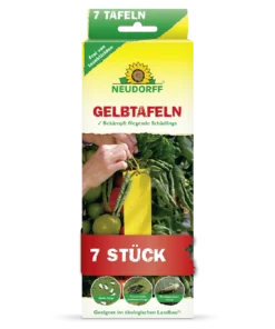Neudorff Gelbtafeln 7 stk gule limkort til biologisk bekæmpelse af sørgemyg på homegrow.nu